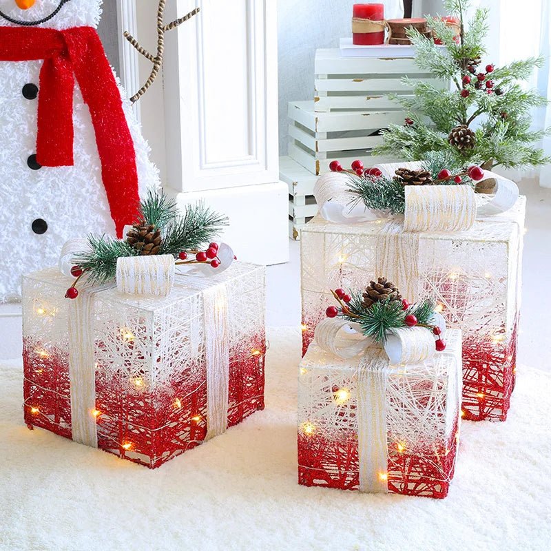 Colorful LED Christmas Tree Decorations Set