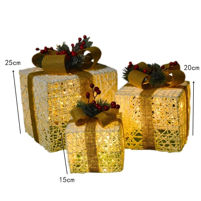 Colorful LED Christmas Tree Decorations Set