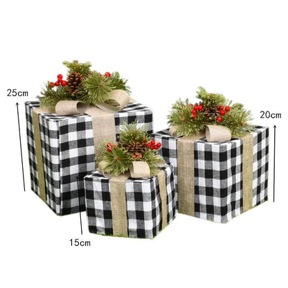 Colorful LED Christmas Tree Decorations Set