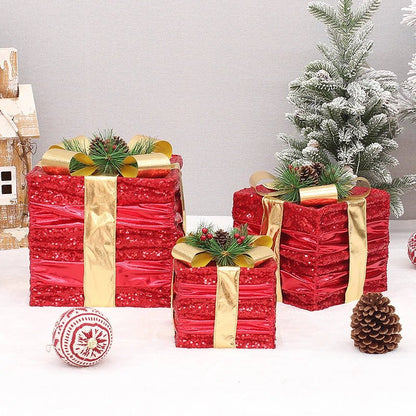 Colorful LED Christmas Tree Decorations Set