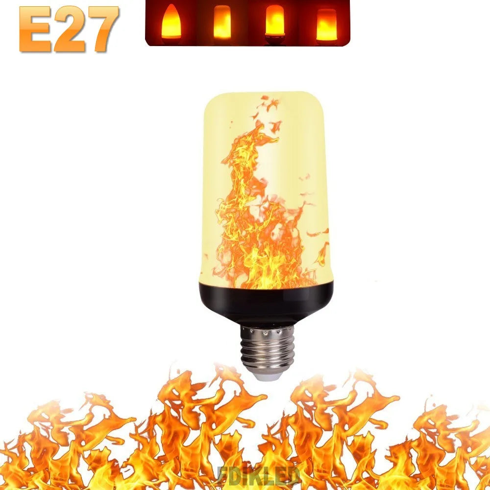 Colorful LED Flame Effect Party Light Lamp
