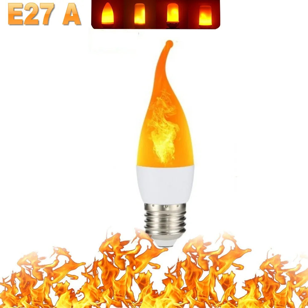 Colorful LED Flame Effect Party Light Lamp