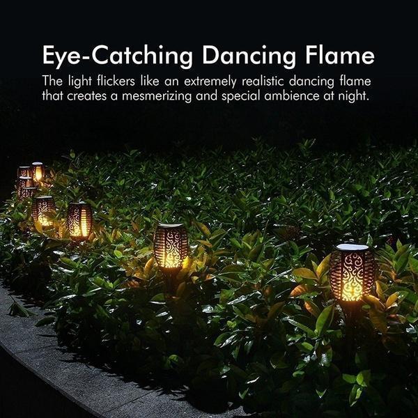 Solar Powered LED Flicker Light