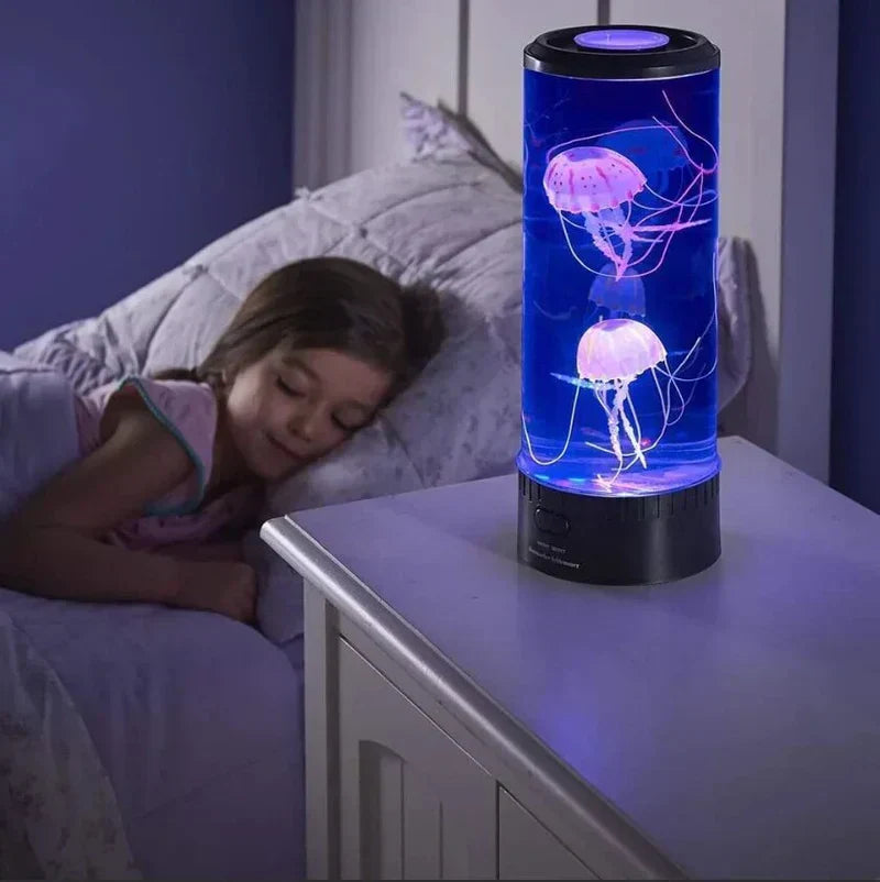 Colorful LED Jellyfish Table Lamp - Fesara