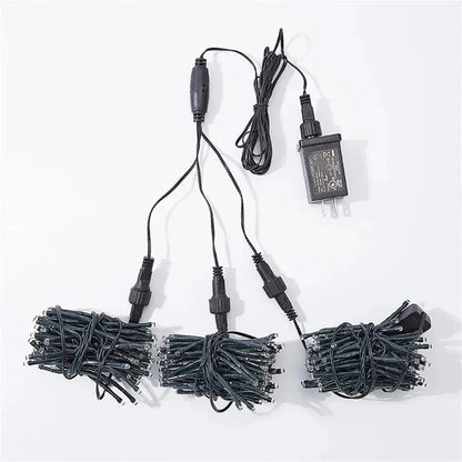 Colorful LED Rain Drop Outdoor String Lights - Fesara