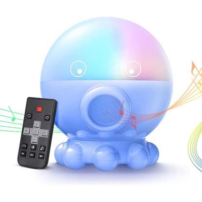 Colorful LED Night Light Projector with Music