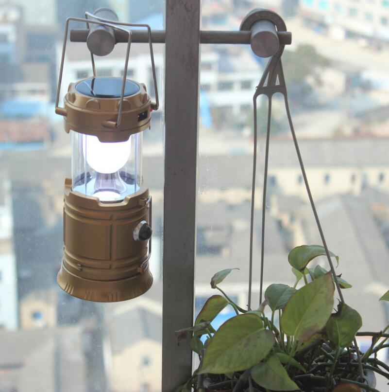 Portable LED Solar Powered Camp Light