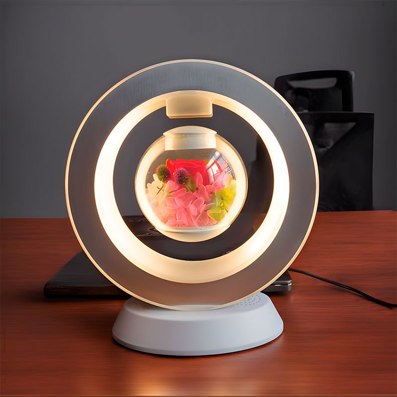 Floating Magnetic Floral Decor Ornament