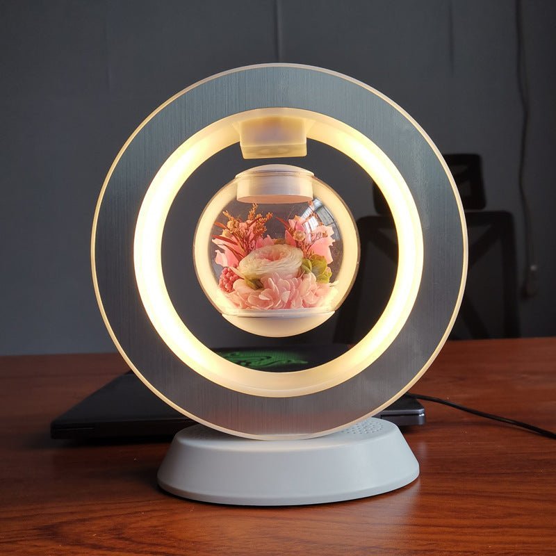Floating Magnetic Floral Decor Ornament