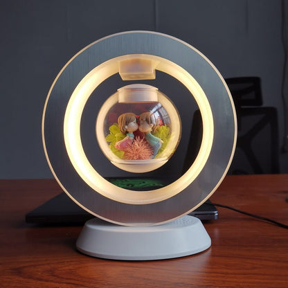 Floating Magnetic Floral Decor Ornament