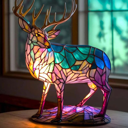 Colorful Glow Animal Wall Art