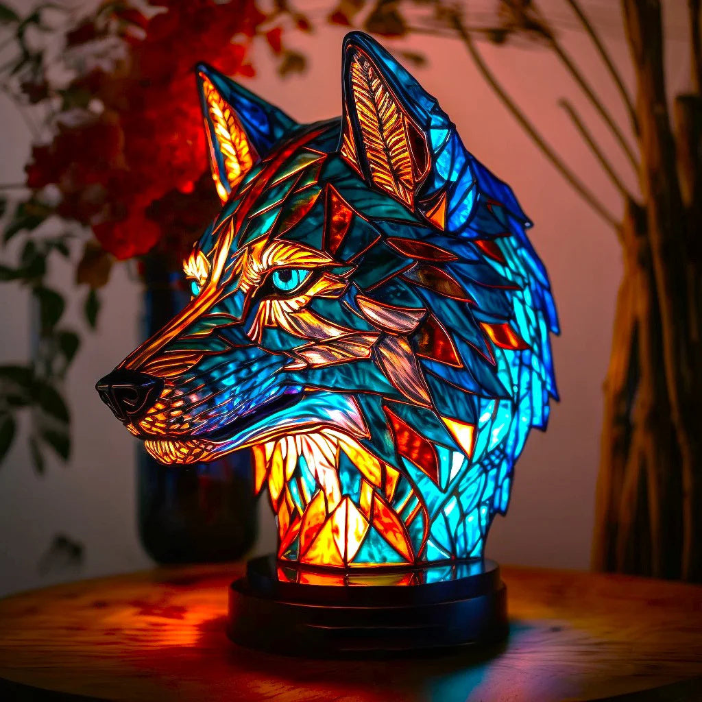 Colorful Glow Animal Wall Art - Fesara