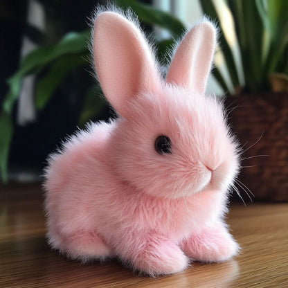 Cuddly Rabbit Stuffed Animal with Fluffy Fur - Fesara