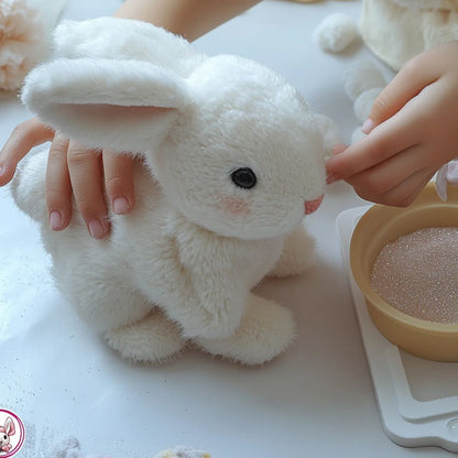 Cuddly Rabbit Stuffed Animal with Fluffy Fur