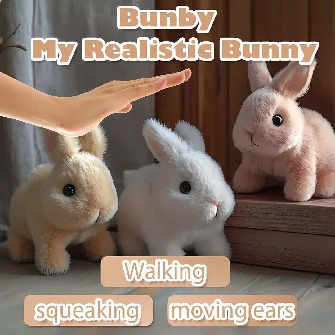 Cuddly Rabbit Stuffed Animal with Fluffy Fur