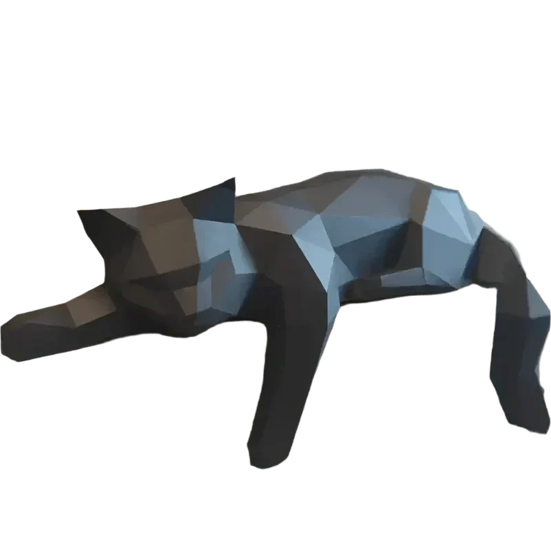 Stylish Ceramic Cat Statue for Home Decor - Fesara