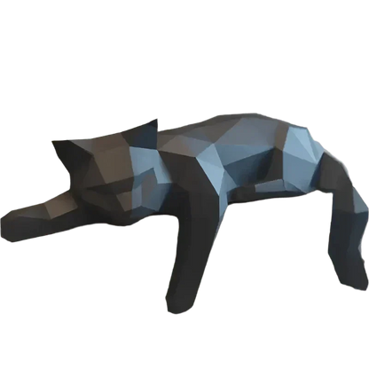 Stylish Ceramic Cat Statue for Home Decor - Fesara