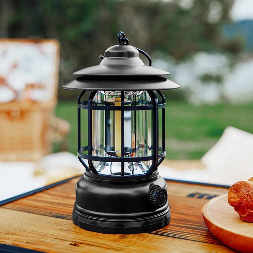 Portable LED Camp Lantern with Adjustable Brightness - Fesara