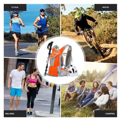 Compact Water Resistant Backpack with Hydration Bladder
