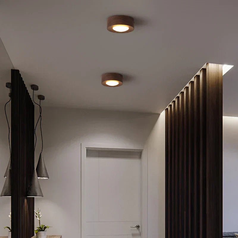 Warm Wooden Table Lamp