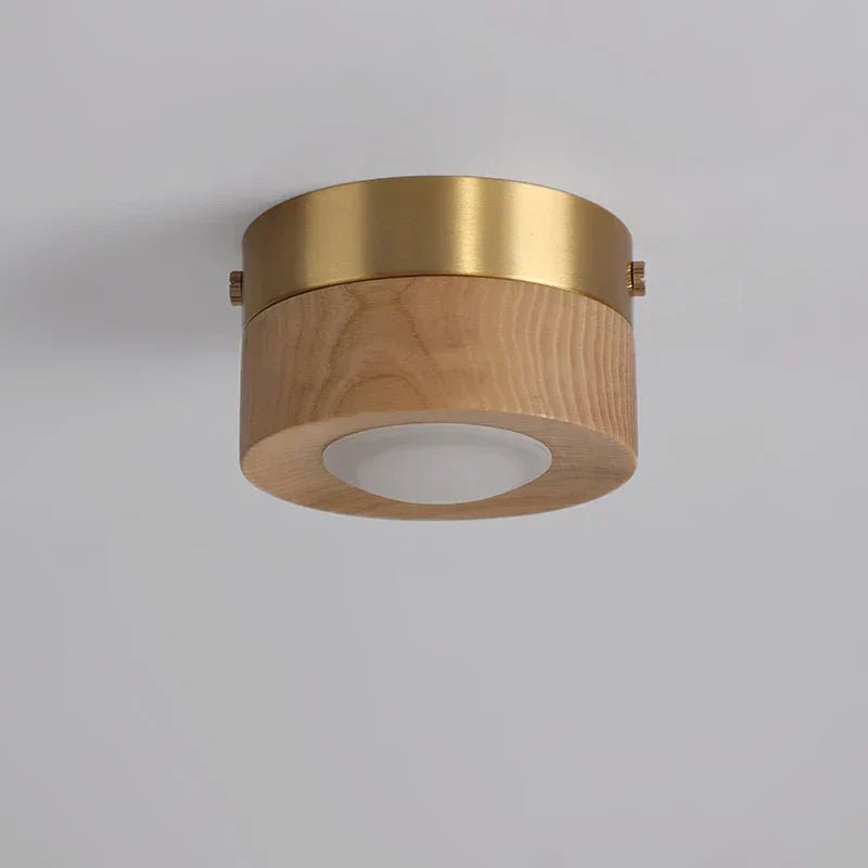 Warm Wooden Table Lamp