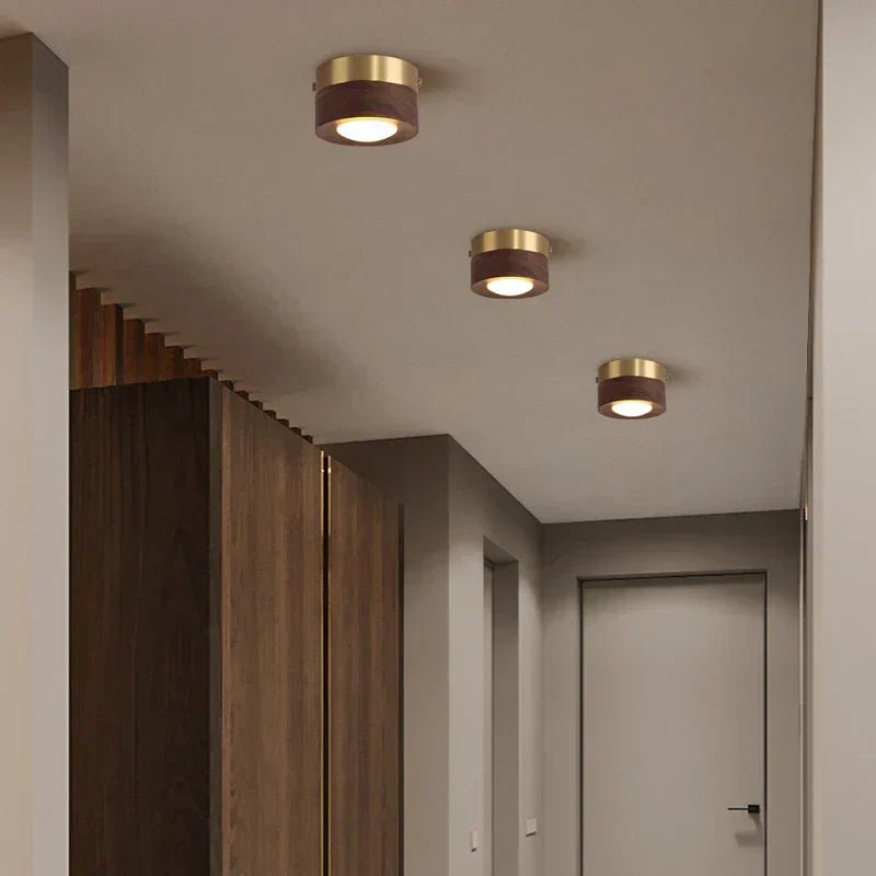 Warm Wooden Table Lamp - Fesara