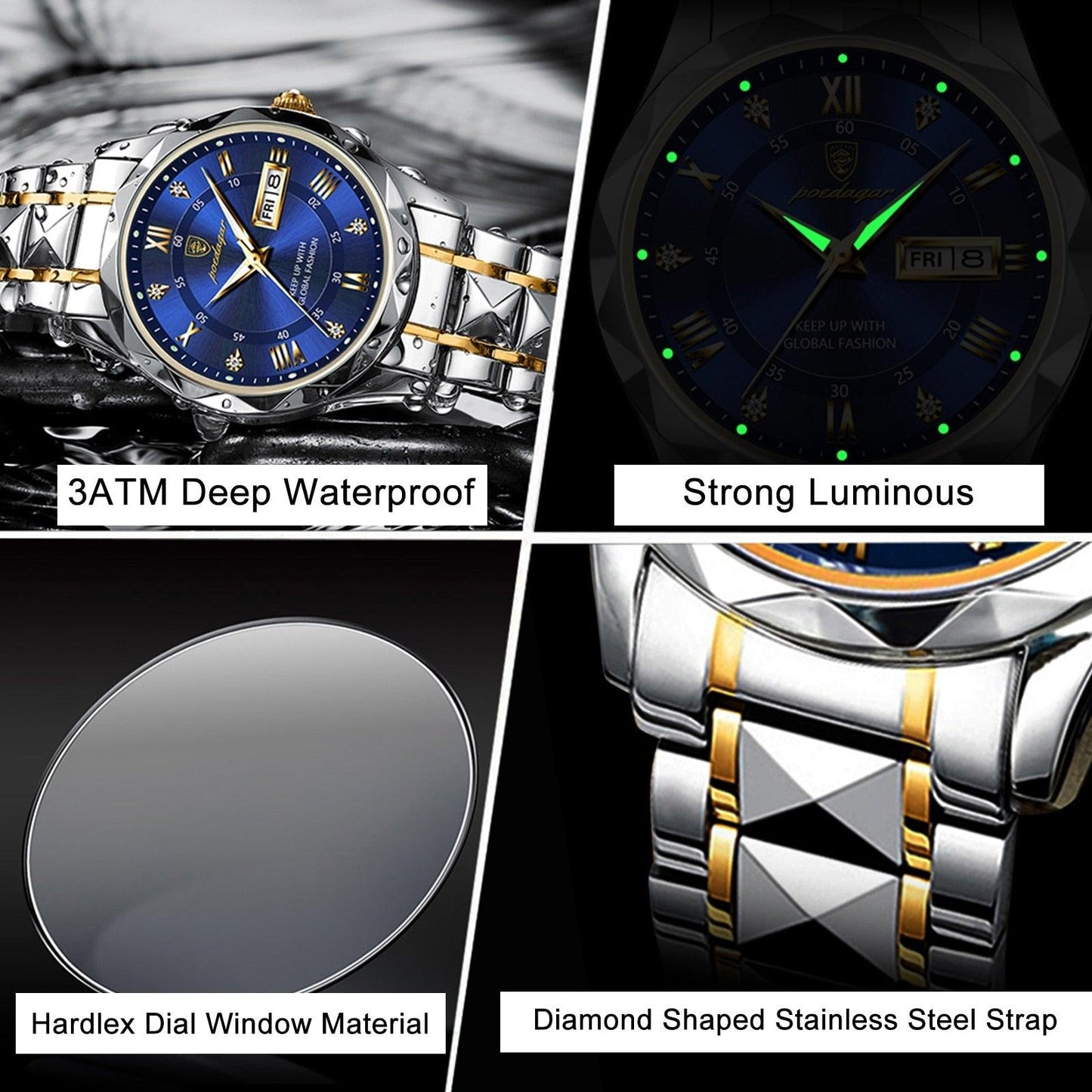 Premium Water Resistant Wrist Watch