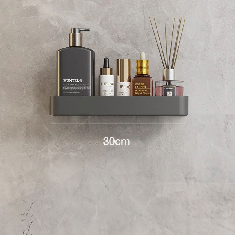 Sleek White Bathroom Shelf - Fesara