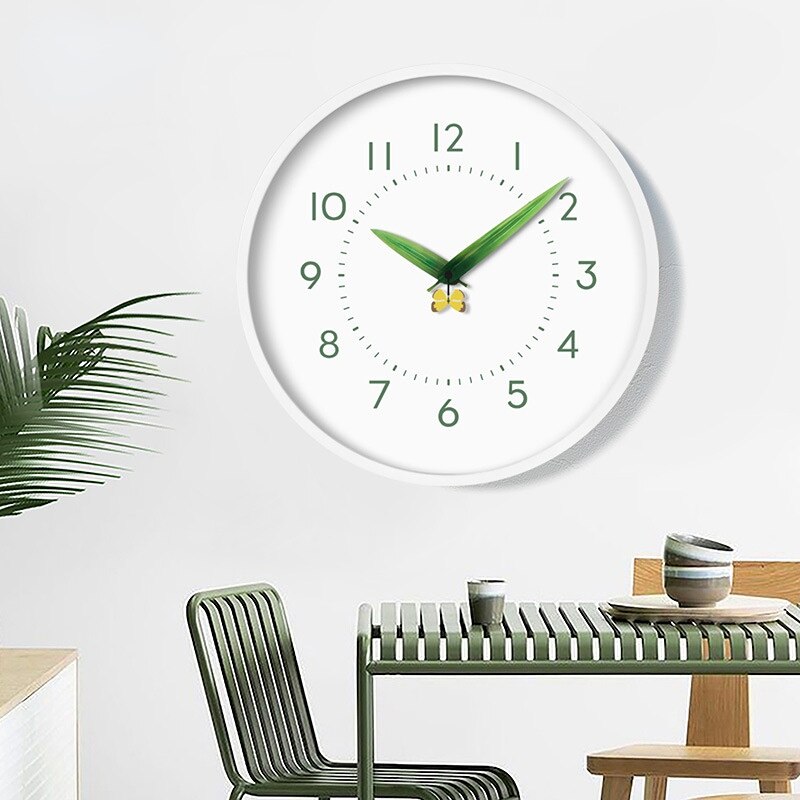 Rustic Wooden Bird Clock with Floral Design