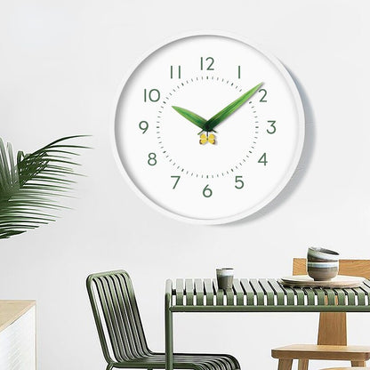 Rustic Wooden Bird Clock with Floral Design