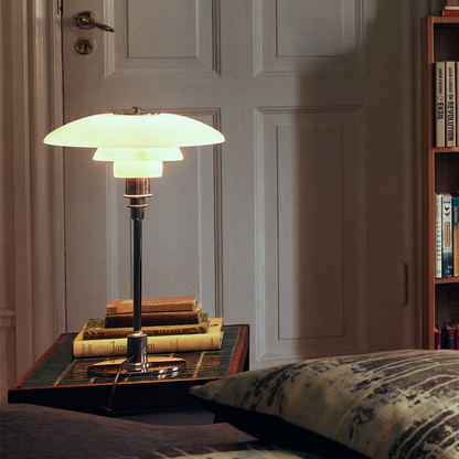 Vintage Style Glass Desk Lamp