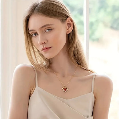 Beautiful Rose Necklace in Gift Box