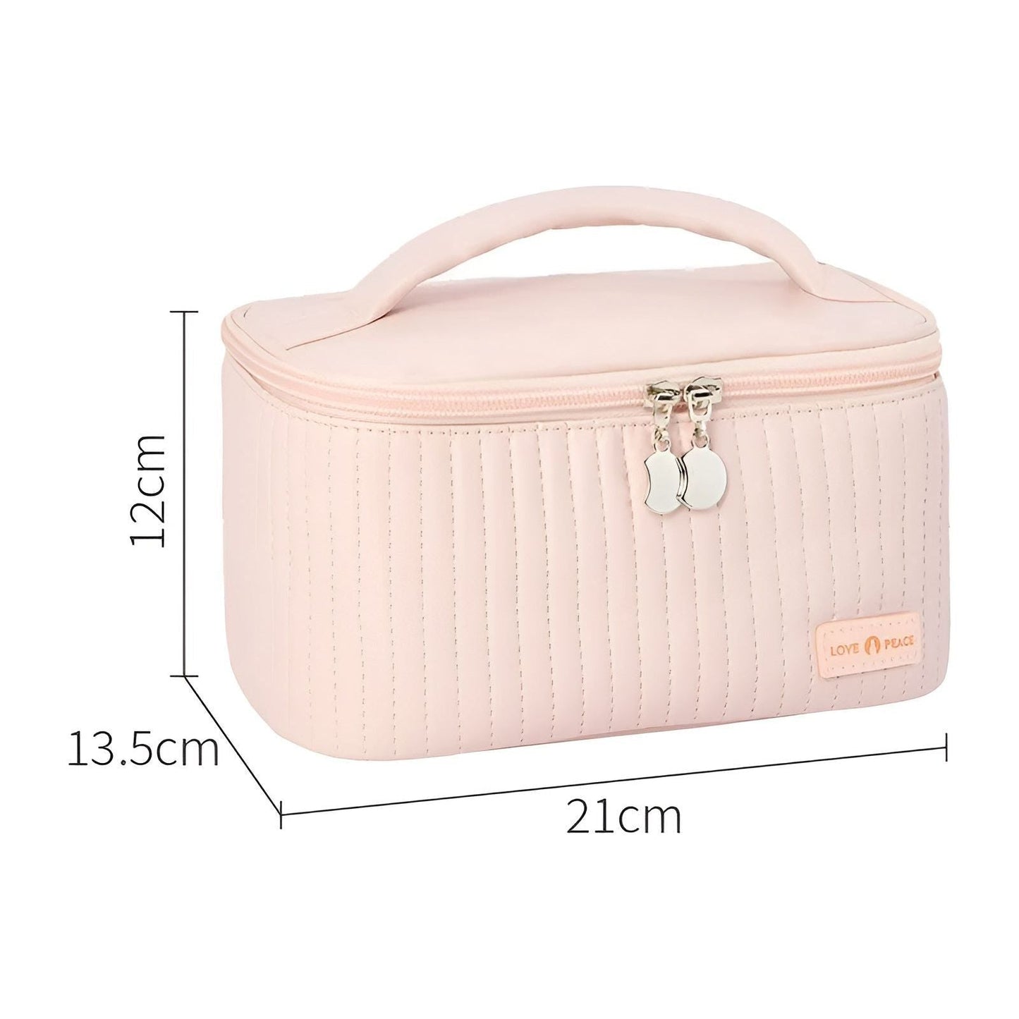Waterproof Travel Makeup Bag with PU Leather