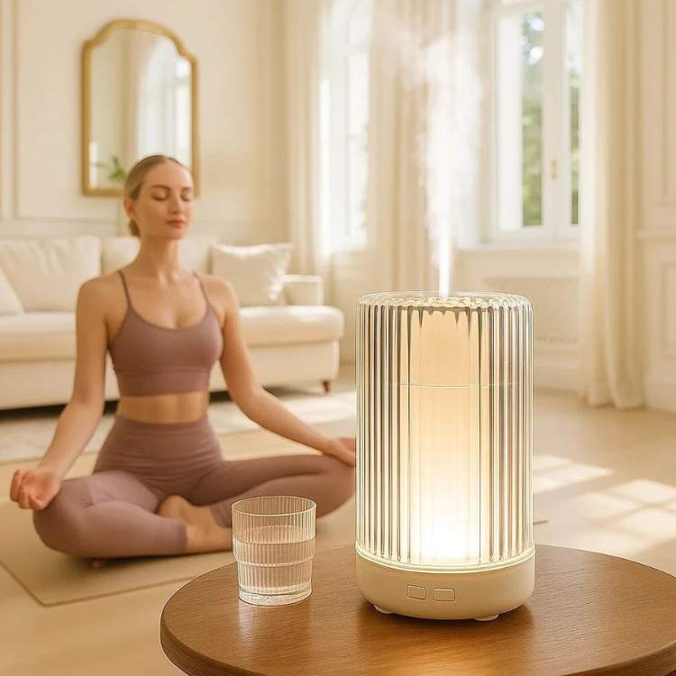 Colorful LED Aroma Essential Oil Diffuser - Fesara