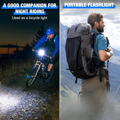 LumaBeam – 100,000 Lumen Rechargeable LED Flashlight with Power Bank & Waterproof Design - Flashlight - Wild Eye Vision
