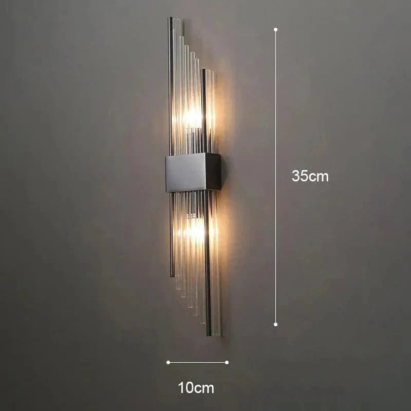 Luxurious Crystal Wall Lamp - Gold Finish