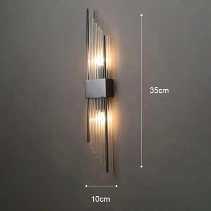 Luxurious Crystal Wall Lamp - Gold Finish