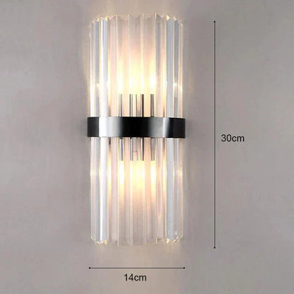 Luxurious Crystal Wall Lamp - Gold Finish