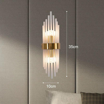 Luxurious Crystal Wall Lamp - Gold Finish