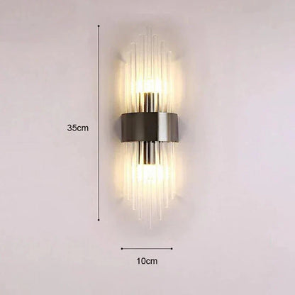 Luxurious Crystal Wall Lamp - Gold Finish