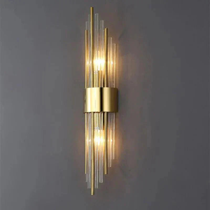 Luxurious Crystal Wall Lamp - Gold Finish