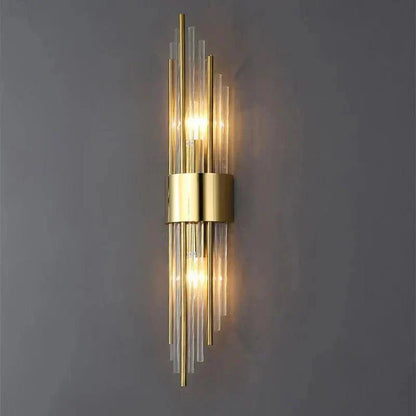 Luxurious Crystal Wall Lamp - Gold Finish
