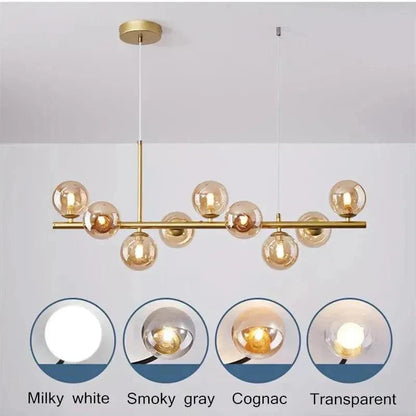 Luxury Crystal Drop Chandelier Light Fixture - Fesara