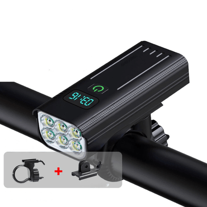 Bright 5000 Lumen Bike Light with USB Rechargeable Battery - Fesara
