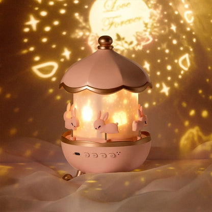Colorful Night Light Projector with Music & Patterns - Fesara