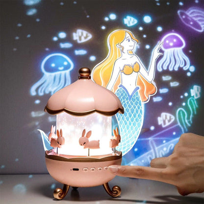 Colorful Night Light Projector with Music & Patterns