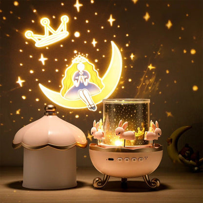 Colorful Night Light Projector with Music & Patterns