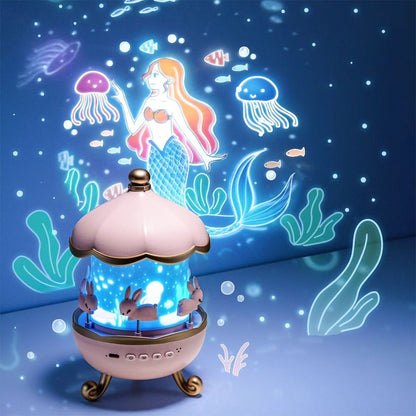Colorful Night Light Projector with Music & Patterns