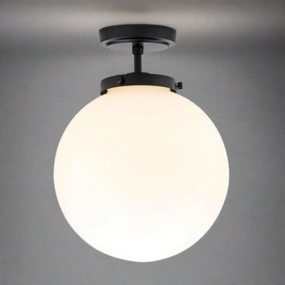 Elegant Round Glass Ceiling Lamp