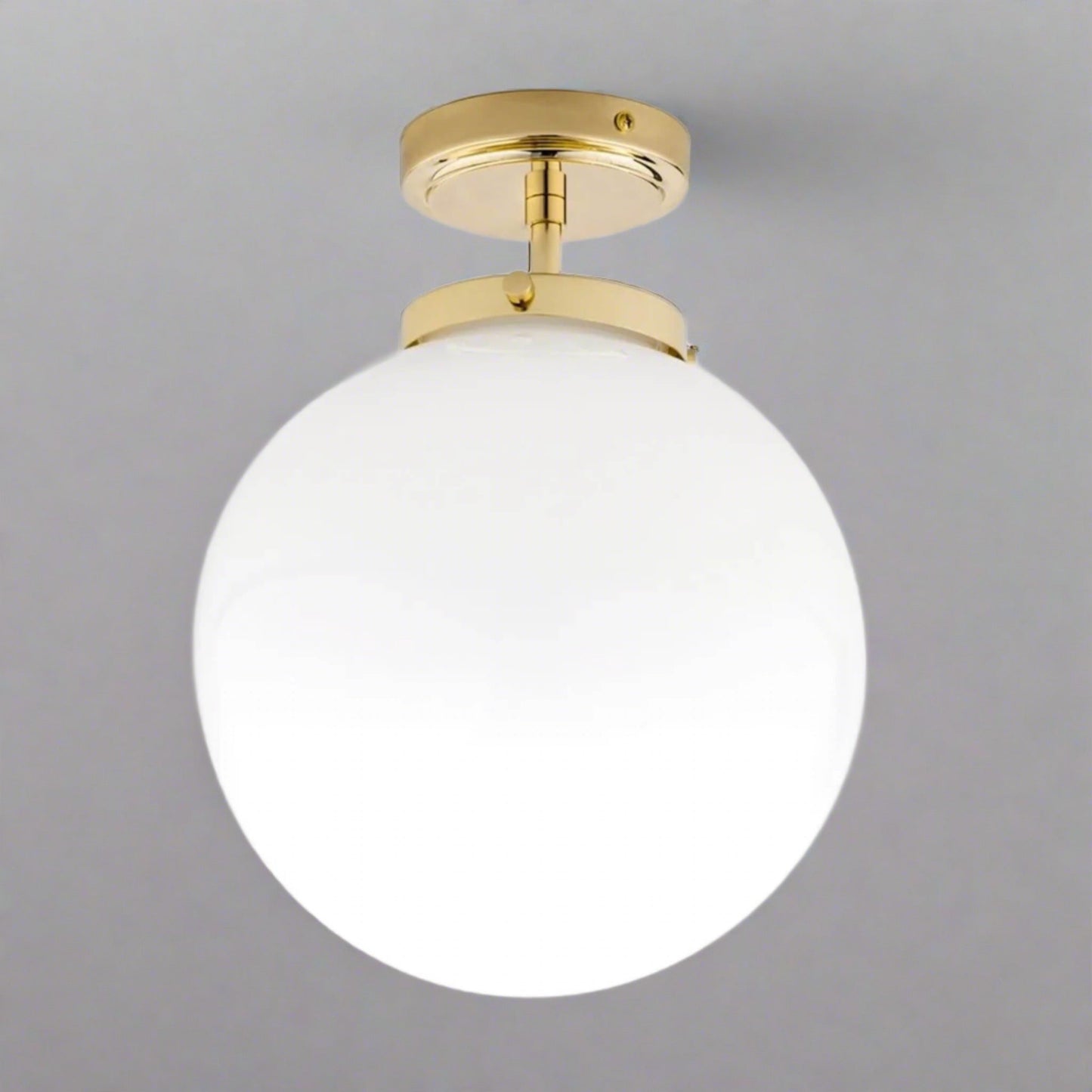 Elegant Round Glass Ceiling Lamp